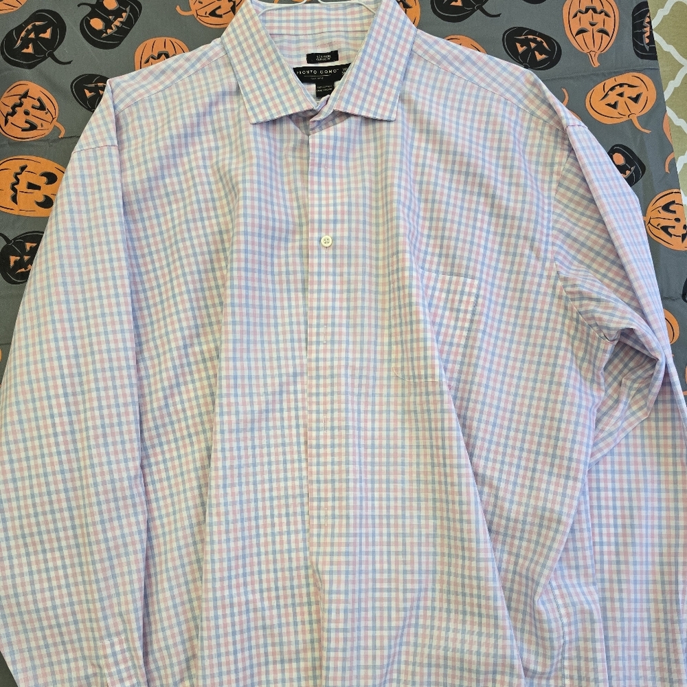 Men's striped dress shirt